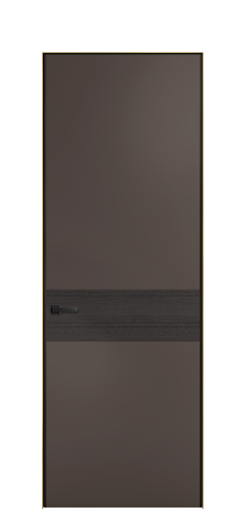 Дверь межкомнатная Дуэт 11 Цвет Коричневый Покрытие ЭМАЛИ Эмаль Наличник Скрытый короб золото Цена 56877