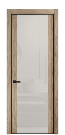 Дверь межкомнатная Ветро 21 Цвет Орех смоук Покрытие ПВХ ПОД ДЕРЕВО Наличник L 75 Цена 59856