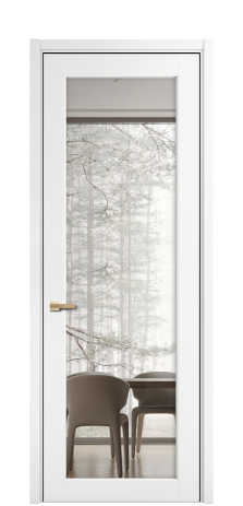 Дверь межкомнатная Страда 11 Цвет Белый Покрытие Эмаль  Наличник L 50 Цена 46225