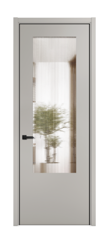 Дверь межкомнатная Савона Слот 2B Цвет Серый Шелк Покрытие ЭМАЛИ Эмаль Наличник  L 50 Цена 86241